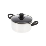 OLLA 24 CM ALUMINIO BR TAPA VIDRIO ESPLENDOR IMUSA
