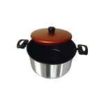 OLLA ALUMINIO 16 CM 1,9 LTS FENOL TAPA ROJA IMUSA