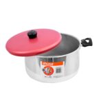 OLLA ALUMINIO 24 CM 5,7 LTS FENOL TAPA ROJA IMUSA