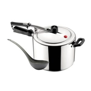 OLLA PRESION 6,0 LTS SECURY + CUCHARON IMUSA