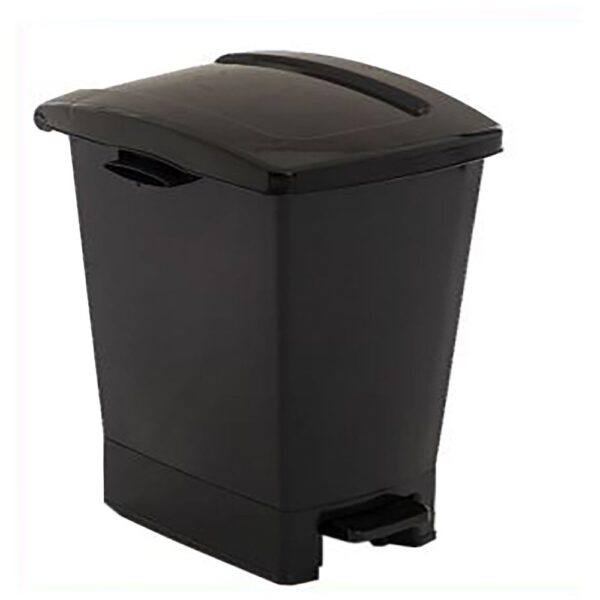 PAPELERA 27 LT NEGRA PEDAL NP