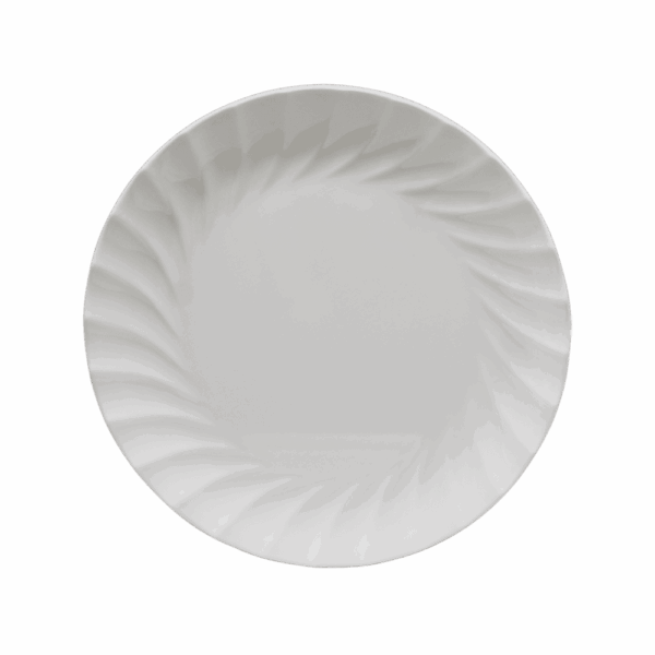 PLATO PLANO CIRCULAR RELIEV ONDAS SABANA