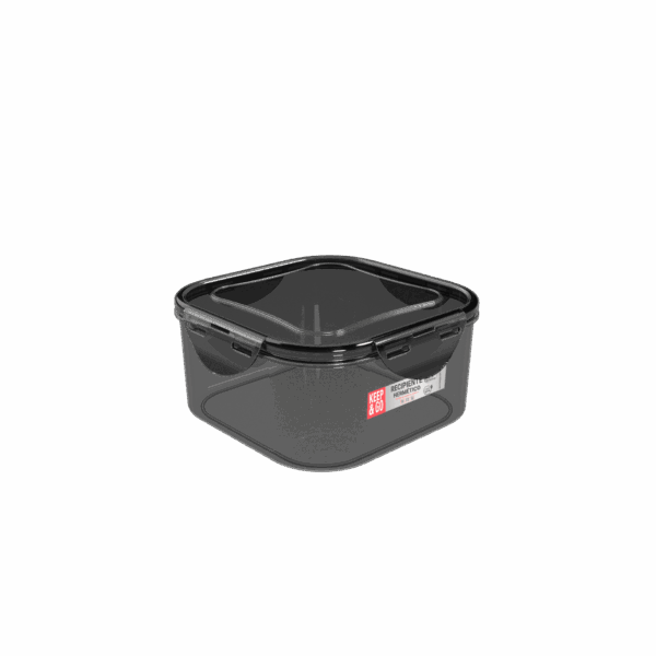 RECIPIENTE HERM CUAD K&GO 650 ML HUMO NP(10661)
