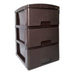 PRACTIMUEBLE GRD X 3 RATTAN - WENGUE