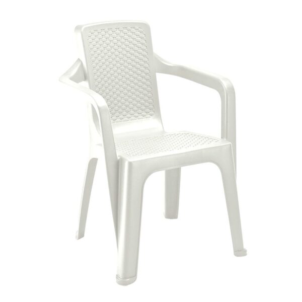 SILLA ETERNA CON BRAZOS BLANCO ARENA RIMAX (12454)