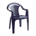 SILLA JAZMIN CON BRAZO AZUL VANYPLAS