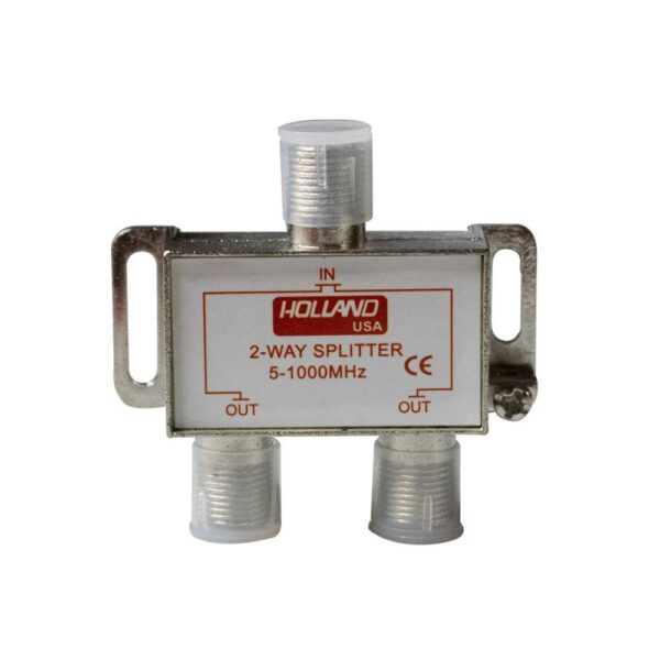 SPLITTER TV FINO X 2 SALIDAS (5-1000 MHZ) (ESPLITER) (ES202)