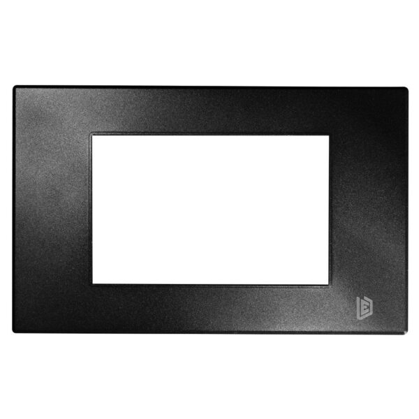 TAPA LUXOR NEGRA CUADRADA DUKE ENERGY (V2-02N) Item:13171