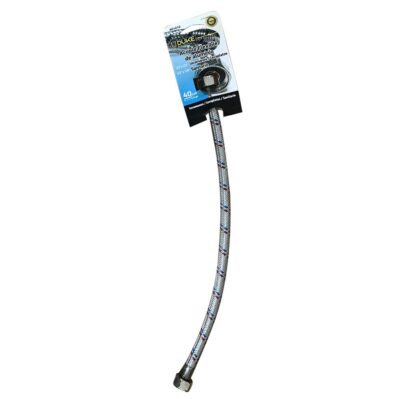 ACOPLE FLEXIBLE LAVAMANOS/LAVAPLATOS 1/2 X 1/2 X 40CM (HT1212)
