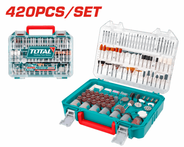 ACCESORIOS PARA MOTO TOOL 420 PZS SUPER TOTAL  (TAKMG4208)
