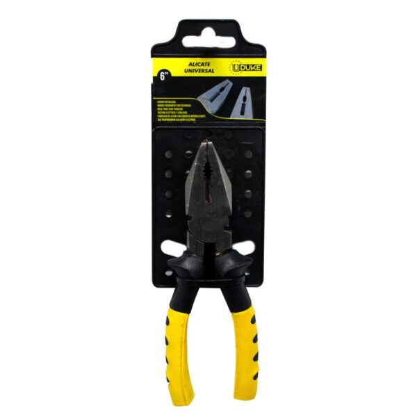 ALICATE UNIVERSAL 6" AMARILLO-NEGRO UDUKE (HTY0042)