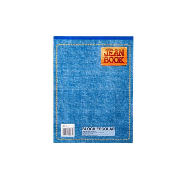 BLOCK JEAN BOOK CARTA SIN RAYA NORMA