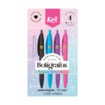 Boligrafo Kiut Colores X4 UND Norma