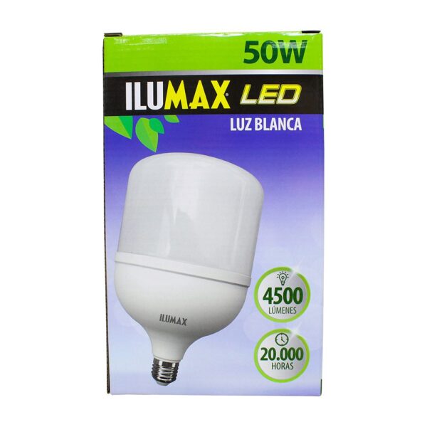 BOMBILLO 50W LED 25MH LUZ BLANCA-ILUMAX