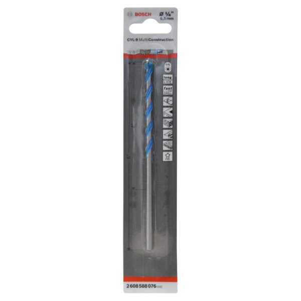 BROCA CYL-9 MULTICONSTRUCION BOSCH 1/4 X 6 (2608588076000)