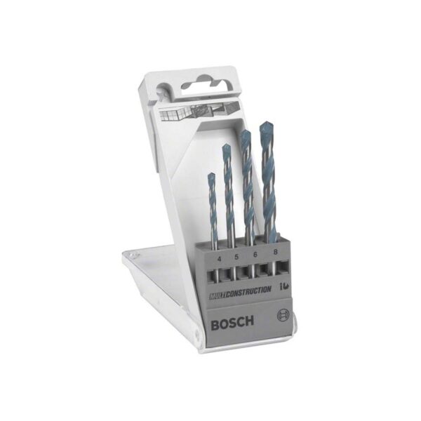 BROCA MURO X 4 MULTICONSTRUCION BOSCH 4-5-6-8 (2607018285000)