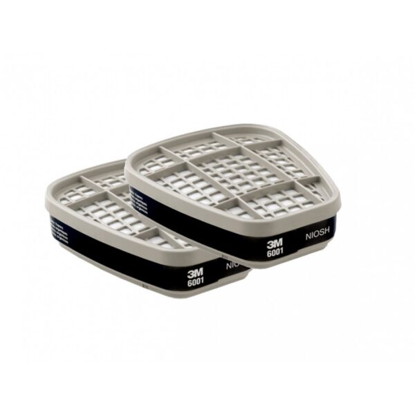 CARTUCHO PARA VAPORES ORGANICOS (PQTE X 2) 3M 6001 (HC000676094)