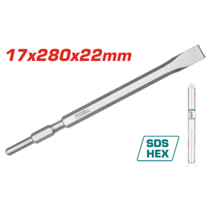 Cincel Plano Sds Hexagonal 17 x 280 x 22 MM Super Total (TAC153172)