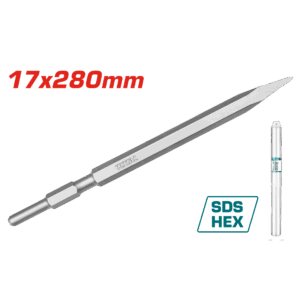 Cincel Punta Hexagonal 17 x 280 MM Super Total (TAC153171)