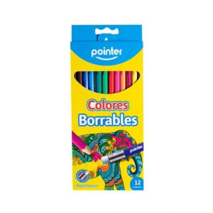 COLORES BORRABLES X 12 POINTER