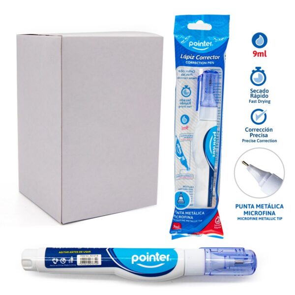 CORRECTOR LIQUIDO LAPIZ 9ML POINTER(AS127-B)