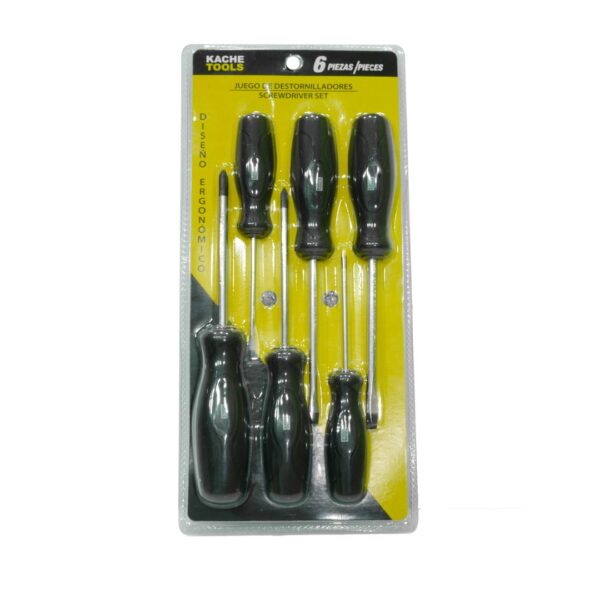 DESTORNILLADOR KACHE TOOLS JUEGO X 6 PZS (6143)