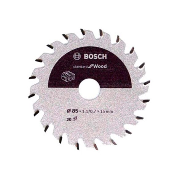 DISCO MADERA BOSCH 85MM PARA SIERRA CIRCULAR INALAMBRICA 85MM (2608837666000)