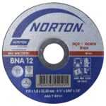 Disco Norton Corte Metal/Acero Inox 41/2 Plano BNA12 (41/2X1/16X7/8) (66252843680)