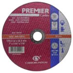 DISCO PREMIER CARBORUNDUM CORTE METAL/ACERO INOX 7 PLANO (7X1/16X7/8)(66252840272)