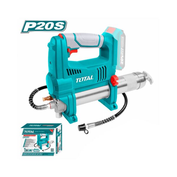 ENGRASADORA INALMBRICA 30" 20V 10000 PSI CAPACIDAD 453G INDUSTRIAL NO INCLUYE BATERIA Y CARGADOR TOTAL (TGGLI2010)