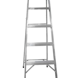ESCALERA DE ALUMINIO 6 PELDAÑOS CAP 150 KILOS USO INDUSTRIAL UDUKE CON PLATAFORMA (HT1316)