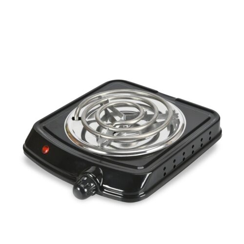 ESTUFA ELECTRICA 1 PUESTO 1.000W NEGRA HOME ELEMENTS