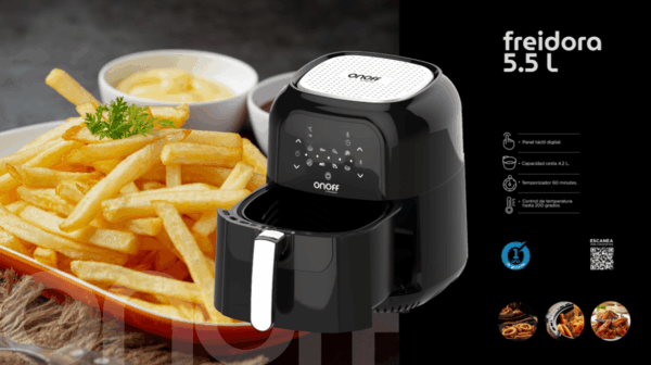 FREIDORA AIRE 5,5 LT ONOFF PS(RP1657)