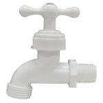 GRIFO PLASTICO UDUKE BLANCO G/G (HT20144)