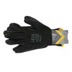 GUANTE NITRILO SEGURIDAD NEGRO TALLA L-9 ALTA CALIDAD (FNM-05)