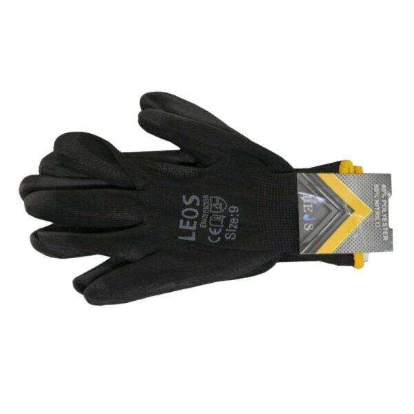 GUANTE NITRILO SEGURIDAD NEGRO TALLA L-9 ALTA CALIDAD (FNM-05)