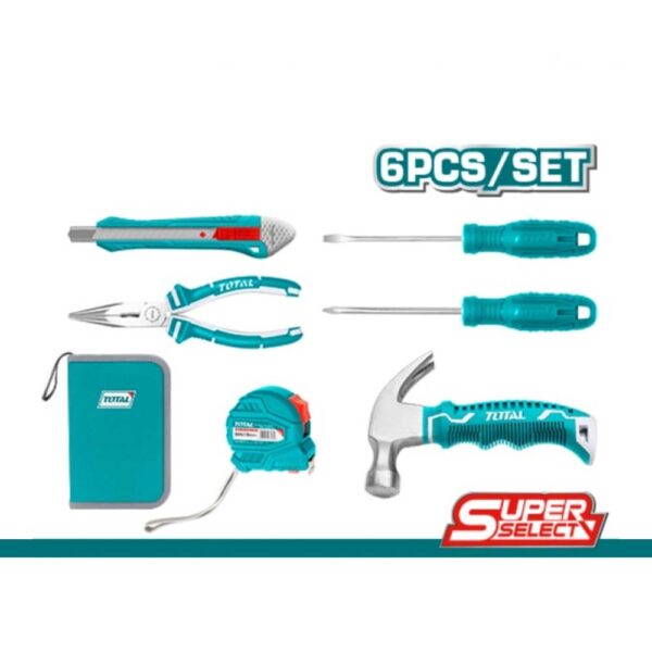 JUEGO DE HERRAMIENTAS X 6 PZS SUPER SELECT TOTAL (THKTHP90066)