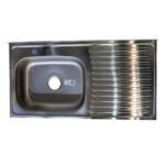 LAVAPLATOS 1X52 ACERO INOXIDABLE VITAL ESCURRIDERO DERECHO SOCODA (38961)