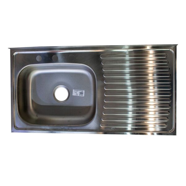 LAVAPLATOS 1X52 ACERO INOXIDABLE VITAL ESCURRIDERO DERECHO SOCODA (38961)