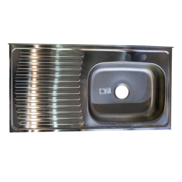 LAVAPLATOS 1X52 ACERO INOXIDABLE VITAL ESCURRIDERO IZQUIERDO SOCODA (38960)