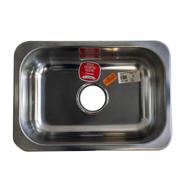 LAVAPLATOS 50X35 4" ACERO INOXIDABLE VITAL SOCODA (26902)