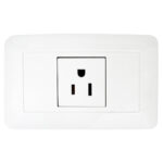LINEA BK BLANCA INCRUSTAR TOMA SENCILLO 110-220 (RETIE-FL) (118Z-08) (HT20340)