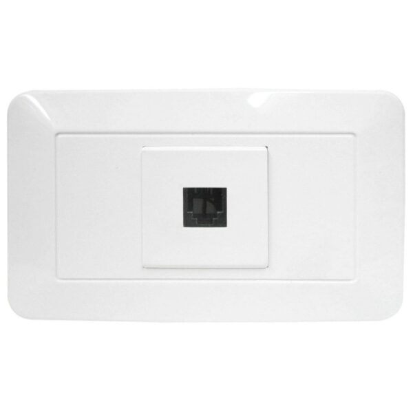 LINEA BK BLANCA INCRUSTAR TOMA TELEFONO (118Z-17) (HT20342)