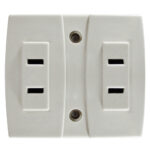 LINEA UDUKE T/AVE S/P BEIGE TOMA DOBLE SIN POLO TIERRA (RETIE-FL)(HT30037)