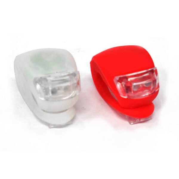 LINTERNA + STOP PARA BICICLETA X 2 LED (HT1116)