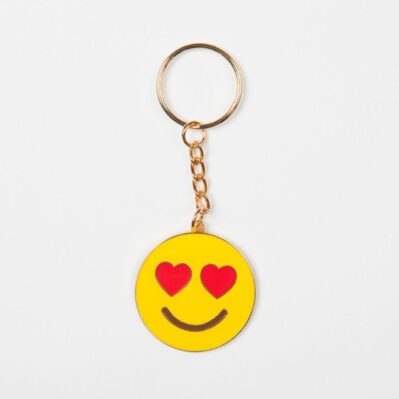 LLAVERO 1 CARA PERSONAJES EMOTICON ENAMORADO PER40