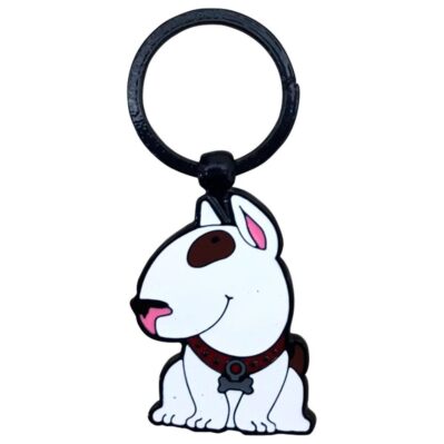 LLAVERO 1 CARA PERSONAJES PERRO BULL TERRIER PER77