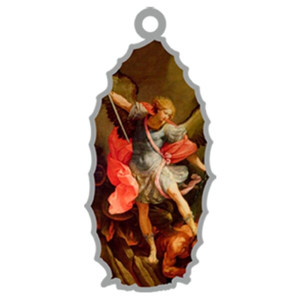 LLAVERO RELIGIOSOS 1 CARA ARCANGEL MIGUEL REL26