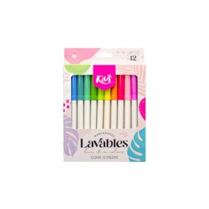 MARCADORES LAVABLES KIUT X 12 NORMA