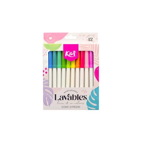 MARCADORES LAVABLES KIUT X 12 NORMA